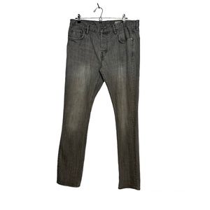 All Saints Men's Razor Skinny Fit Black/Gray Wash Jeans